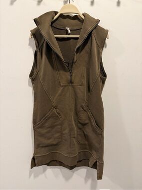 Anthropologie Daily Practice Meru Zip Front Mini Dress